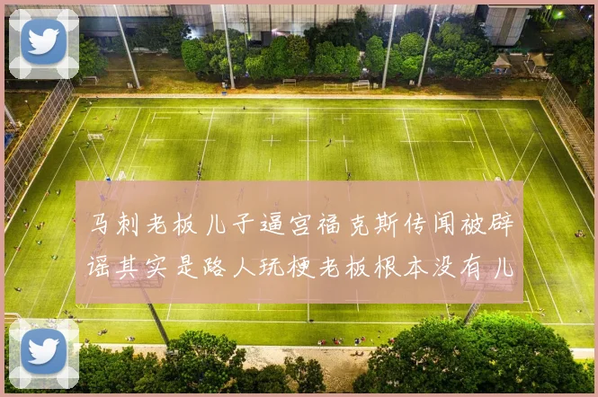 马刺老板儿子逼宫福克斯传闻被辟谣其实是路人玩梗老板根本没有儿子